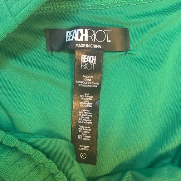 Beach Riot Highway Jelly Bean Green Bikini Bottom - Picture 4 of 5